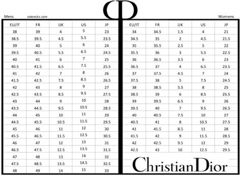 dior shoe size|christian dior shoe size chart.